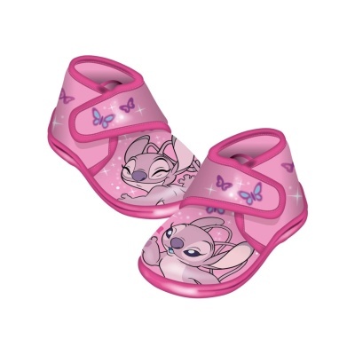 Pantufa Bota com Sola em Borracha Angel Stitch