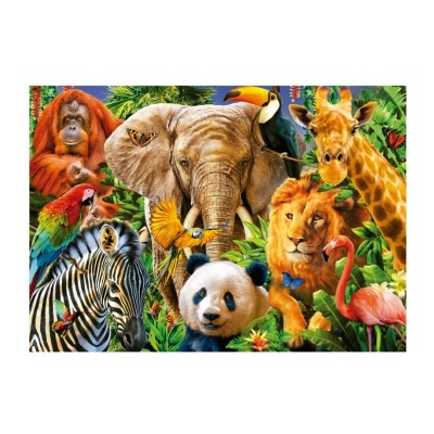 Puzzle Colagem de Animais Selvagens 500 peças | Educa