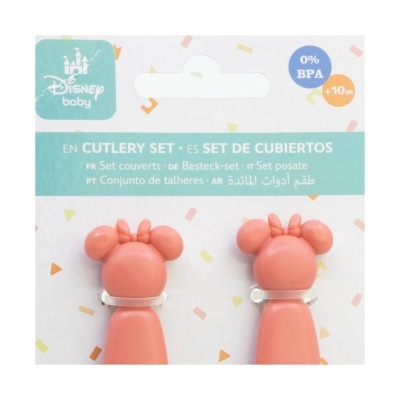 Conjunto 2 Talheres Minnie Baby