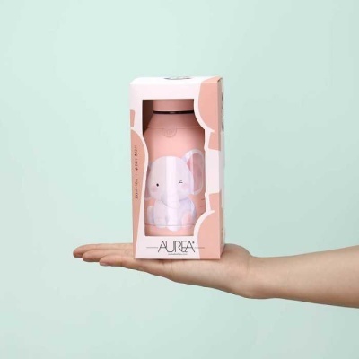 Garrafa térmica Peach Elephant 350ml | Aurea