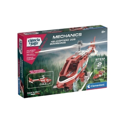 Laboratório de Mecânica Helicóptero de bombeiros | Clementoni