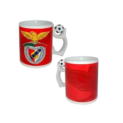 Caneca cerâmica com bola na asa Benfica | SLB