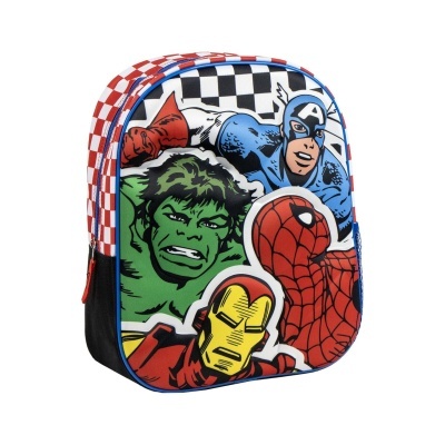 Mochila pré-escolar 3D Avengers Marvel