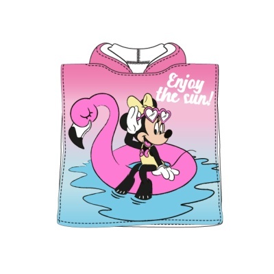 Poncho de praia microfibra Minnie