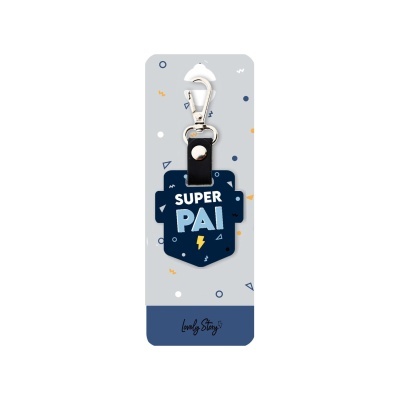 Porta chaves "Super Pai" | Lovely Story