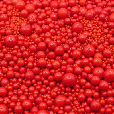 Mix Pérolas Vermelho 80g