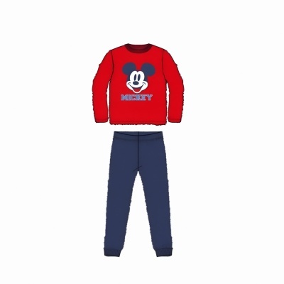 Conjunto roupa criança camisola vermelha com Mickey calças azuis