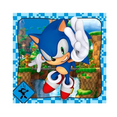 Puzzle Sonic 3x48 peças Supercolor | Clementoni