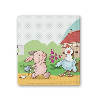 Diário com cadeado Farm Friends| Nici