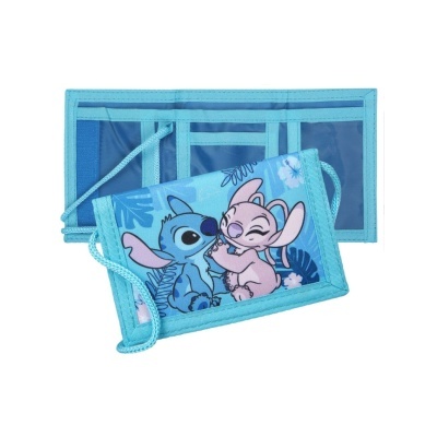 Carteira Stitch & Angel com Alça