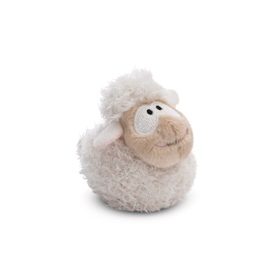 Anti-stress em peluche Ovelha Branca 8cm Wooly Gang | Nici