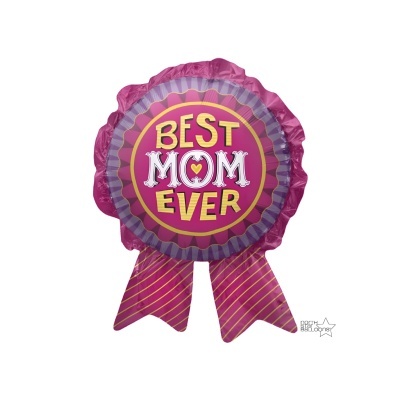 Balão Metálico "Best Mom Ever" 74cm
