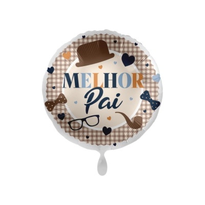Balão metálico "Melhor Pai"