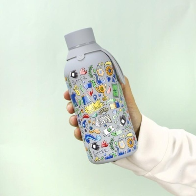 Garrafa térmica Shadow Soccer 500ml | Aurea