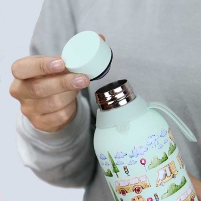 Garrafa térmica Mint Cars 350ml | Aurea