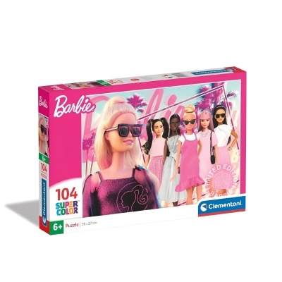 Puzzle Barbie 104 peças Supercolor | Clementoni