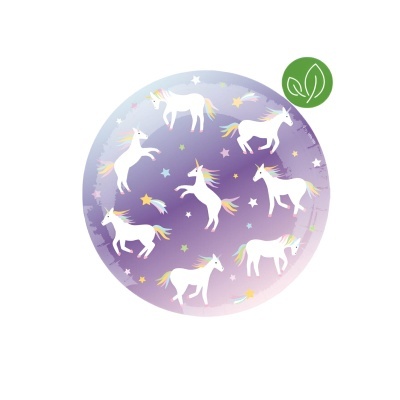 Pratos grandes Unicórnio