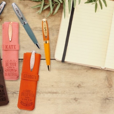 Caneta de Bambú com Bolsa Bom Chefe | H&H