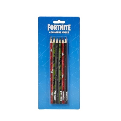 6 Lápis de Cor Fortnite