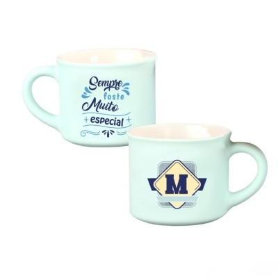 Chávena café aveludada Azul "M"