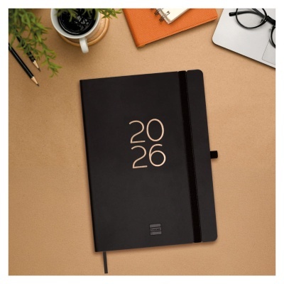 Agenda semanal A5 2026 Capri Preto | Finocam