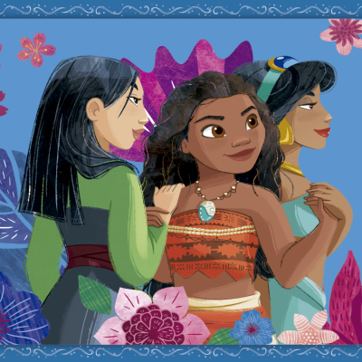 Puzzle progressivo 4 em 1 Princesas Disney Clementoni