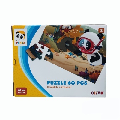 Puzzle Canal Panda 60 peças | Olivo