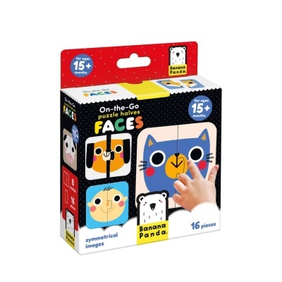 Puzzles On-the-Go Meias Caras | Banana Panda