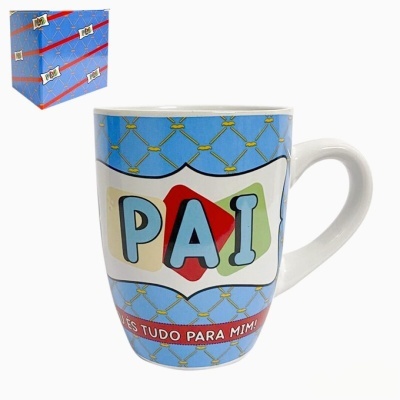 Caneca cerâmica "Pai tu és tudo para mim"