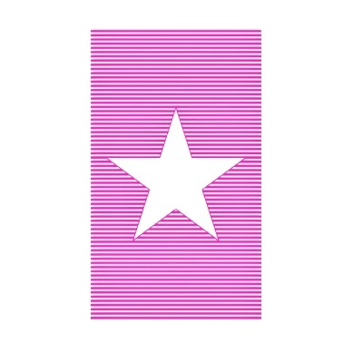 Toalha de praia Estrela algodão