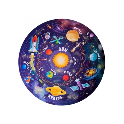 Puzzle Circular Sistema Solar Apli 48 peças