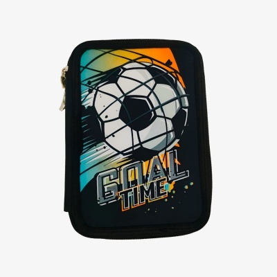 Estojo duplo com material Futebol
