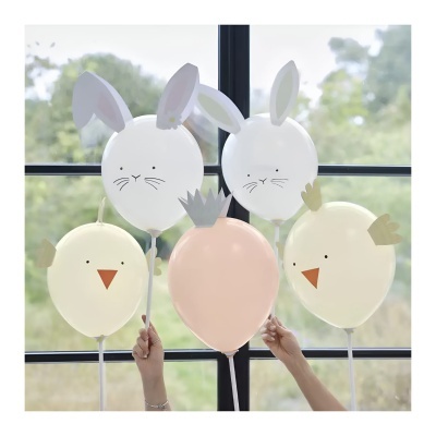 Conjunto 5 Balões Látex Páscoa