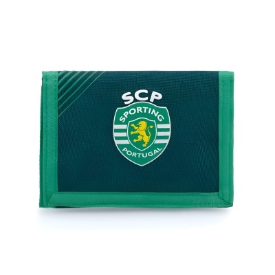 Carteira Sporting | SCP verde com velcro