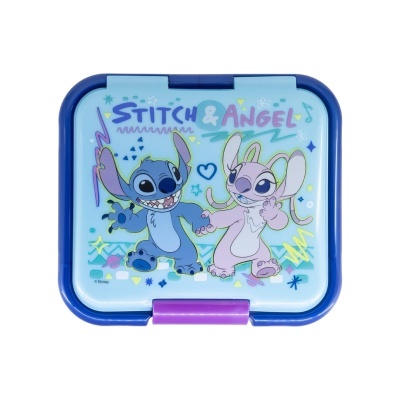 Sanduicheira com 3 compartimentos Stitch & Angel
