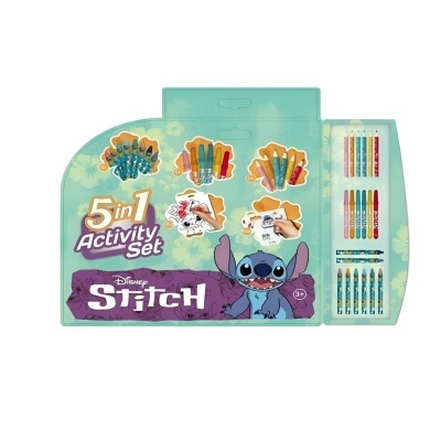 Livro para colorir gigante 5 em 1 | Stitch