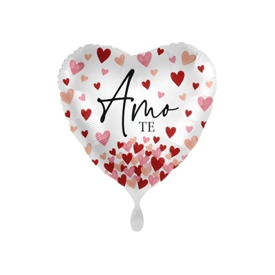 Balão Foil Coração "Amo-te"