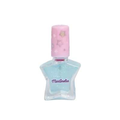 Esmalte Martinelia em embalagem de estrela com tampa rosa e estrelas decorativas