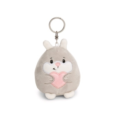 Porta-chaves Peluche Coelho com Coração 8cm | Chill-Nici