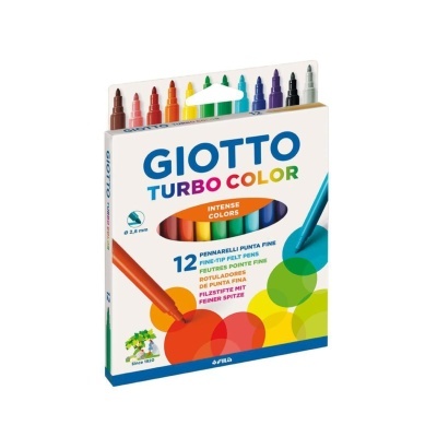 12 Marcadores Giotto Turbo Color | Giotto
