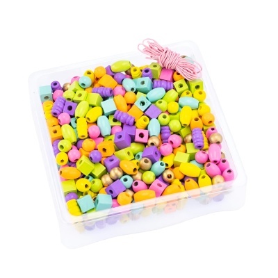 Missangas de madeira Unicórnio