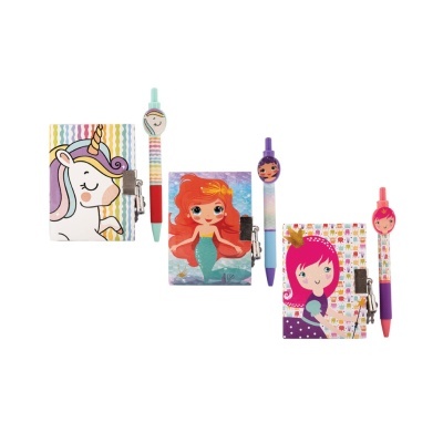 Mini Diário + caneta (sortido)