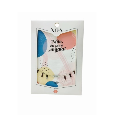 Pulseira prateada aço "Mãe, és pura magia!" | Noa Story