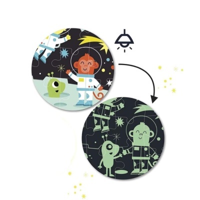 Puzzle Espaço fluorescente 60 peças | Apli