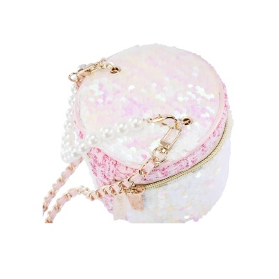 Bolsa Girabrilla Glamour Rosa/branco | Nice