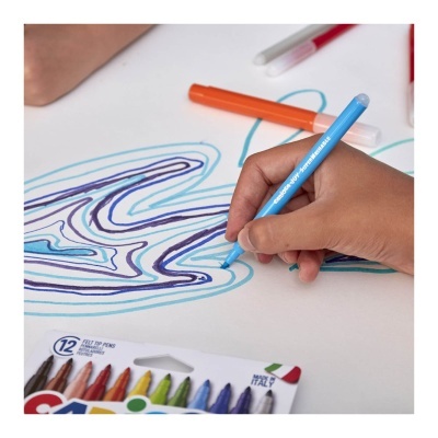 12 Marcadores de Feltro Carioca Joy