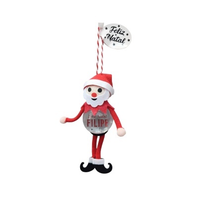 Boneco globo de neve Natal "Filipe"