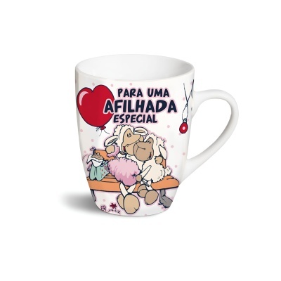 Caneca porcelana "Para uma afilhada especial" | Nici