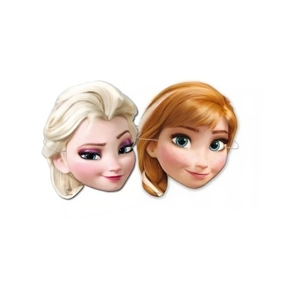 6 Máscaras de Festa Frozen