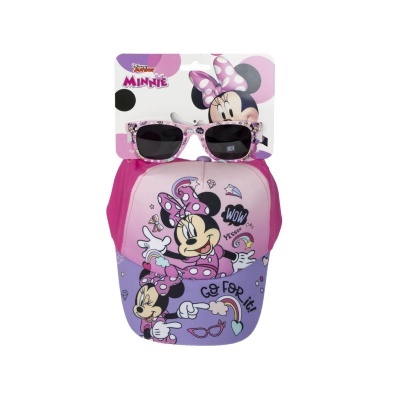 Conjunto Boné + Óculos de Sol Minnie